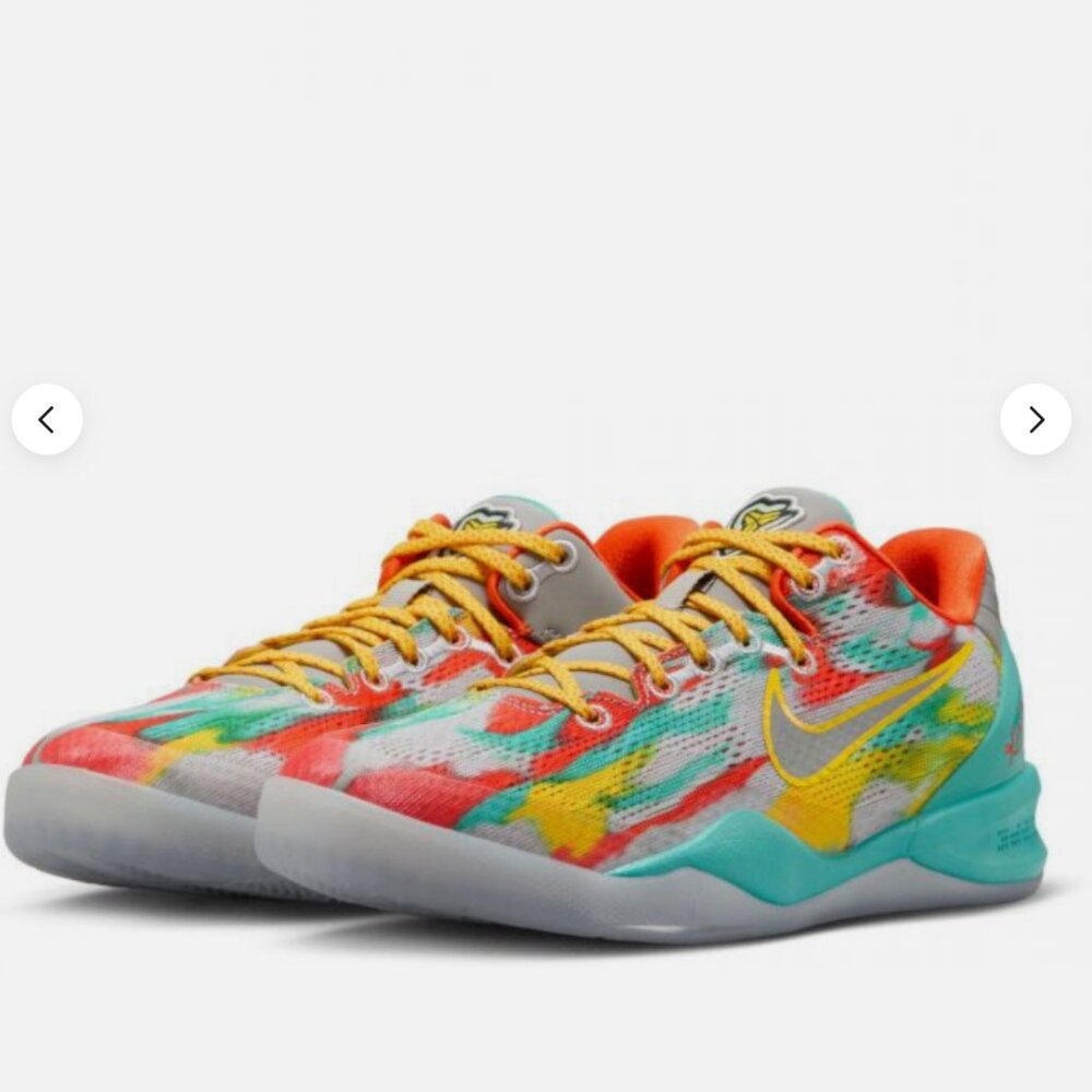 Nike Kobe 8 Protro Venice Beach GS Basketball HF7319-001 Size 5Y 37.5 EUR 4.5 UK